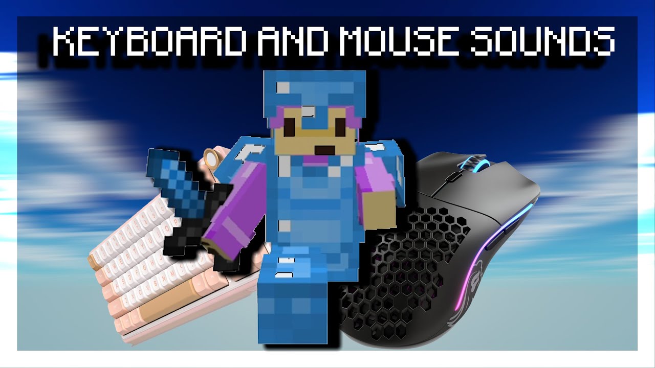 Keyboard + Mouse Sounds ASMR | Cubecraft Skywars 4k