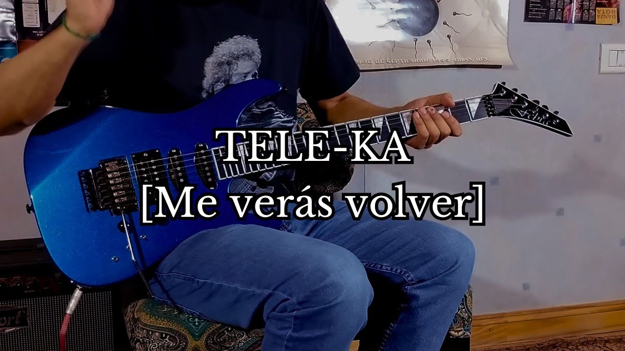 Tele-Ka (Cover Guitarra) Soda Stereo Me veras volver 2007 | FEBRA SOLOIST