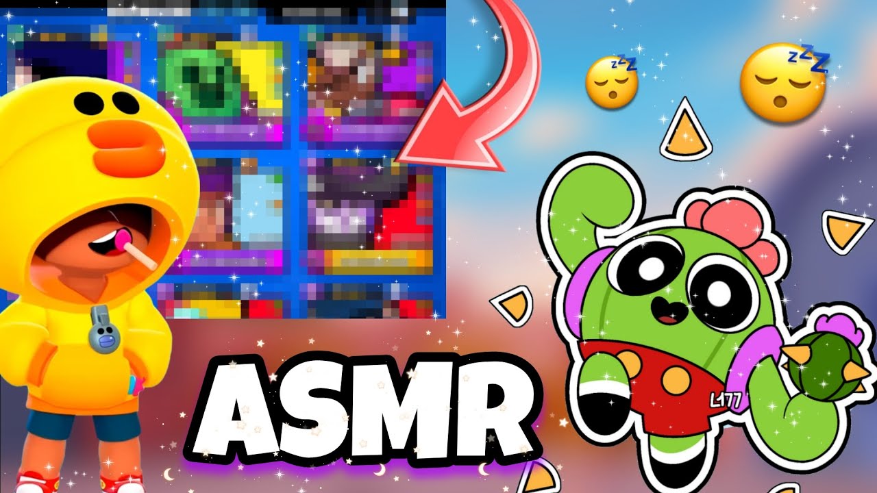 ASMR FR | Présentation INTÉGRAL de mon CASIER sur Brawl Stars 👾😴