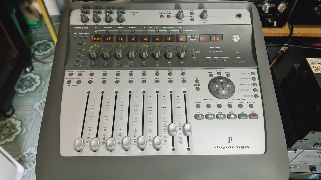 hướng dẫn sử dụng Mixer soundcard Digi 002 sơ sơ cho bác khách Quảng Ninh