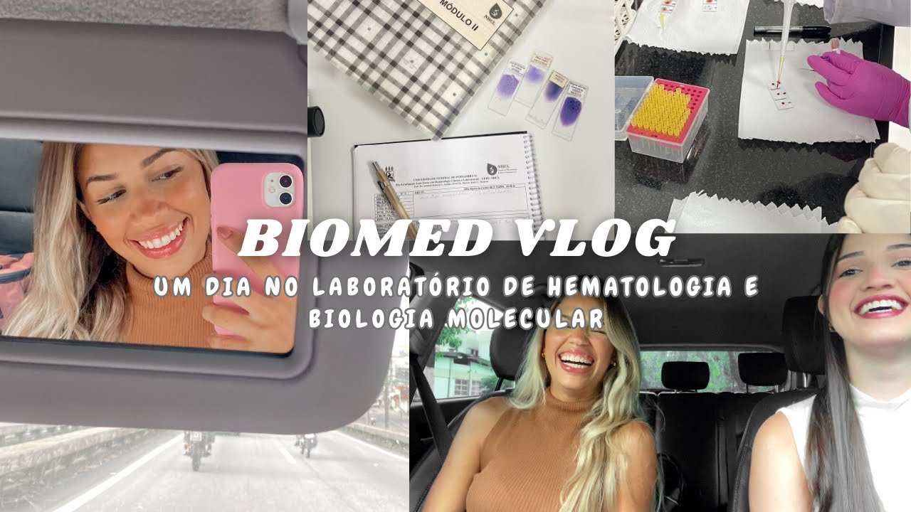 BIOMED VLOG | Como é a rotina em um laboratório de biologia molecular e hematologia ☁️🧬