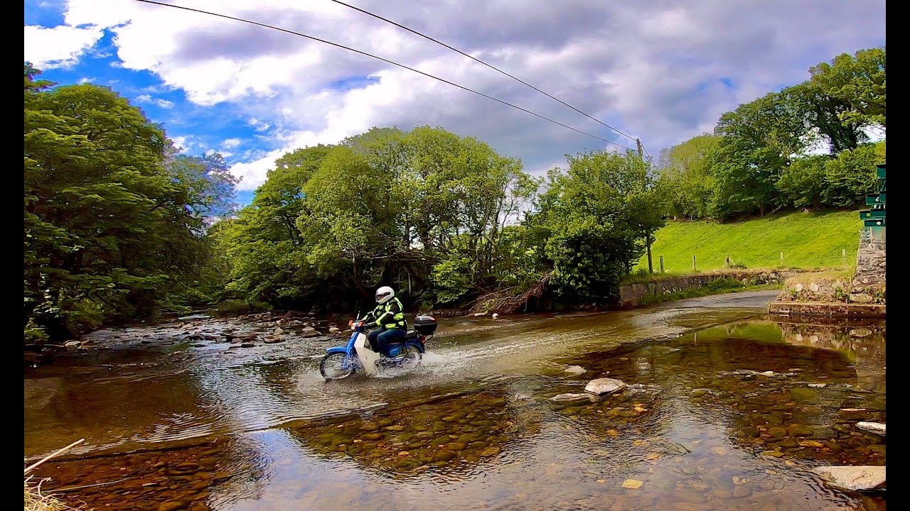 Honda C90 trip around Sperrins. GoPro