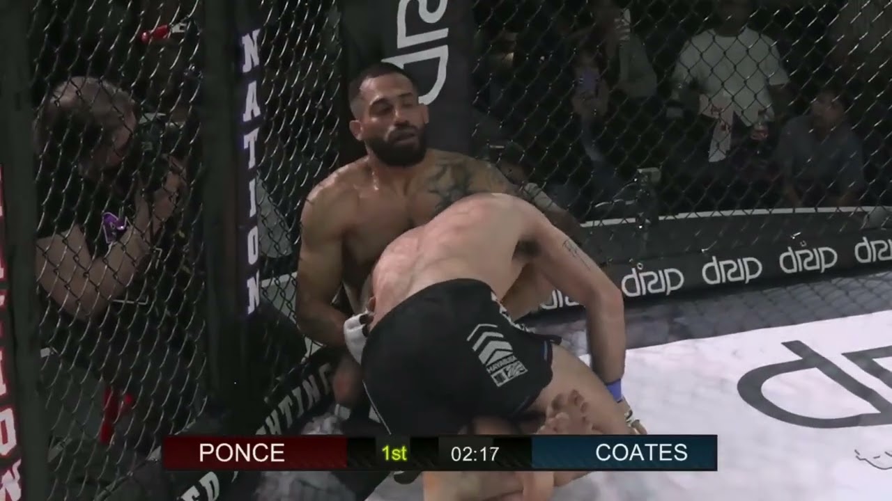 Mark Coates vs Andres Ponce - Ringside Unified Fighting - Pro 145lb - RUF MMA 62