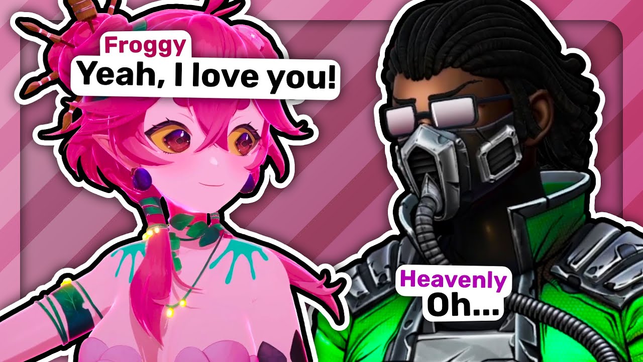 Heavenly was astonished after Froggy suddenly said something so wholesome...
