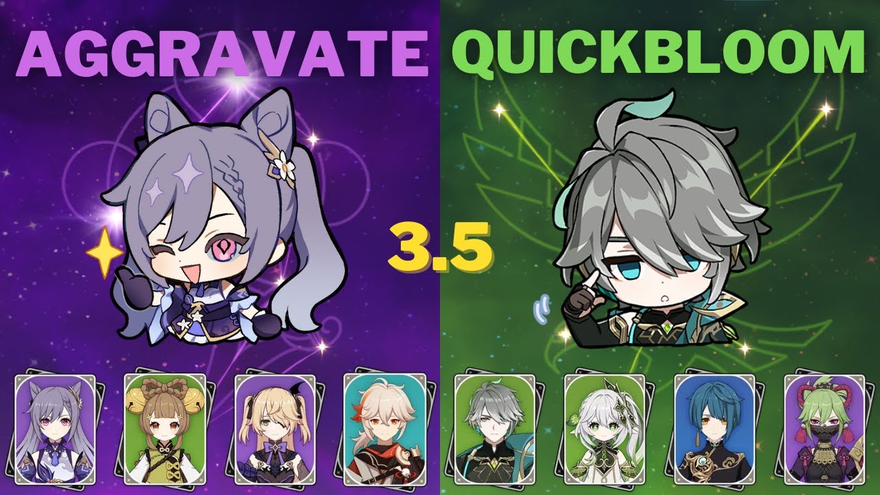 Aggravate Keqing & Quickbloom Alhaitham - 3.5 Spiral Abyss Floor 12