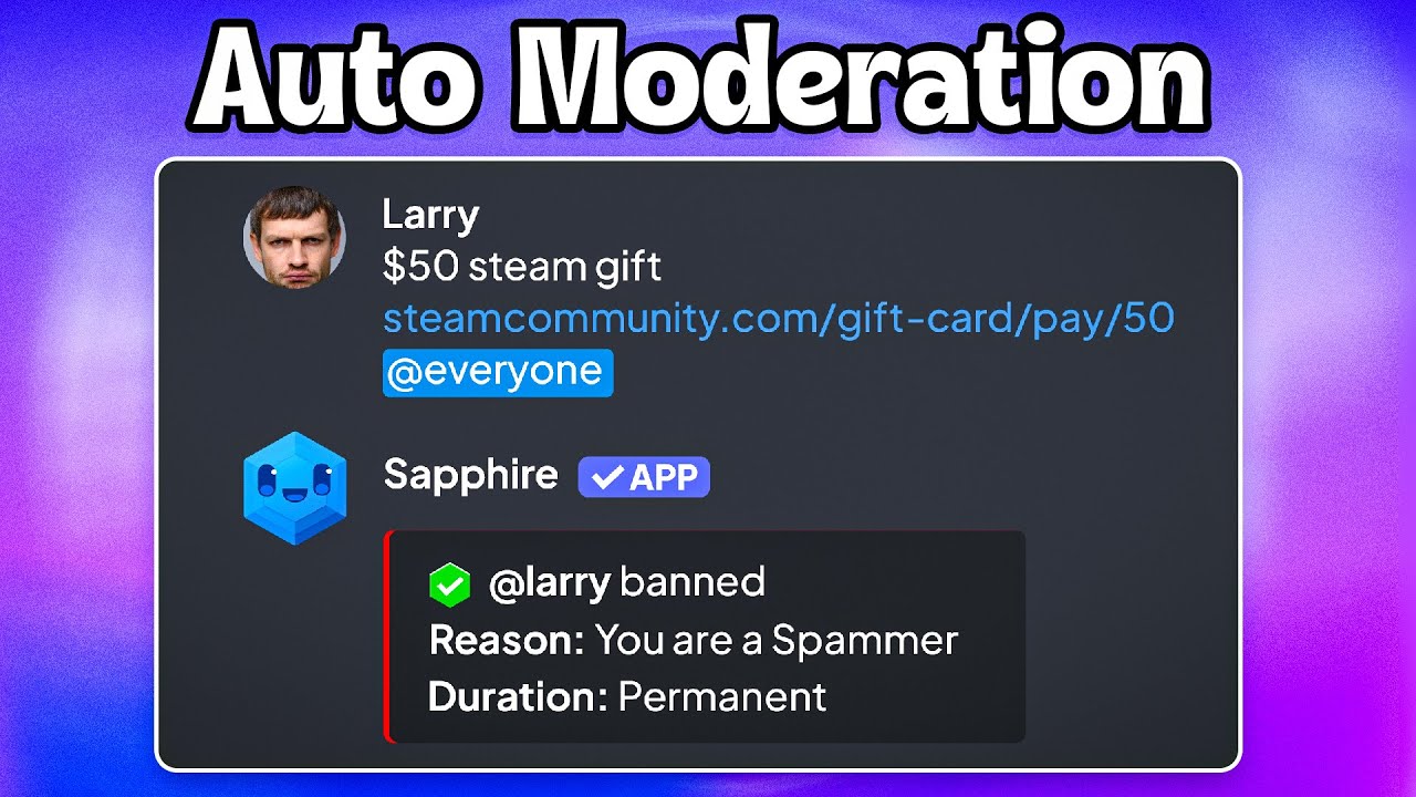 How to Setup Sapphire Auto Moderation (EASIEST Guide)