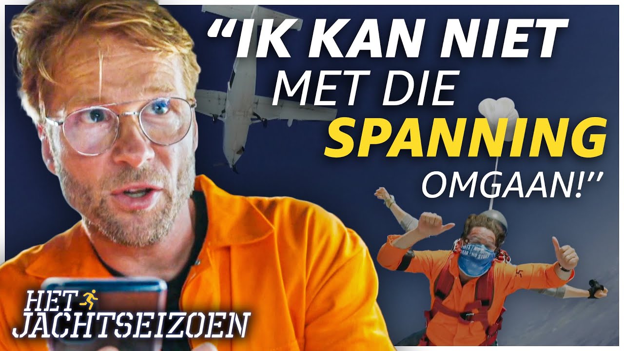 LEO ALKEMADE ontsnapt met PARACHUTE | Het Jachtseizoen | Prime Video NL