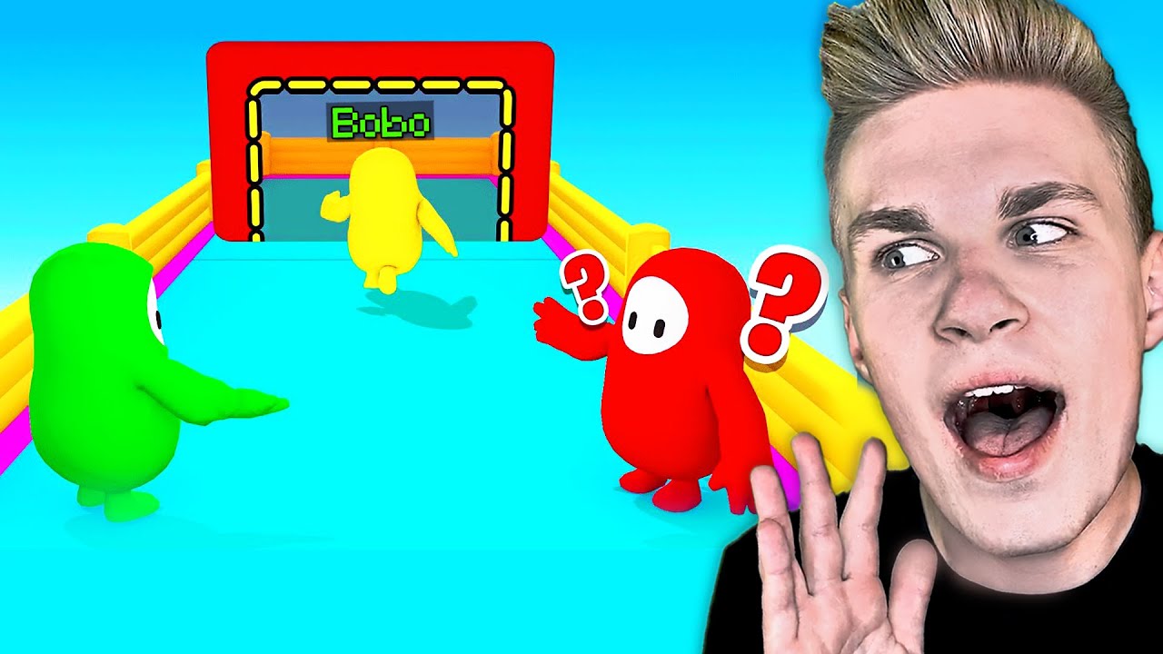 BOBO DISCOVERED THE SECRET of how to WIN at FALL GUYS!