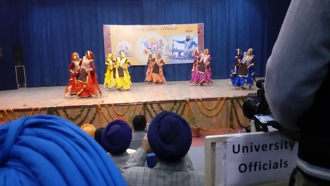Girls Luddi Folk Dance by Punjabi university Patiala Got 2nd position at inter-university