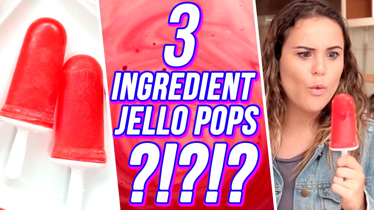 3 Ingredient JELLO POPSICLES?!  | 3 Items Or Less w/ Ayydubs!