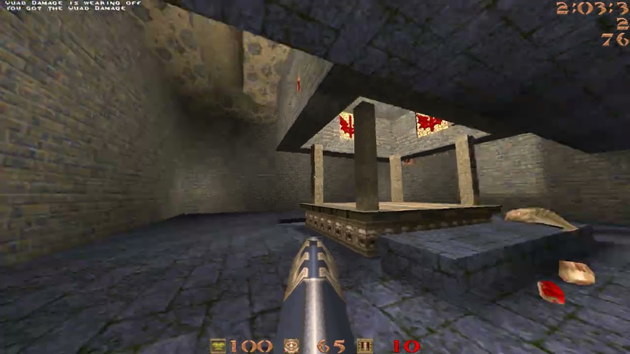 Quake - e4m3 Nightmare 100% in 3:43
