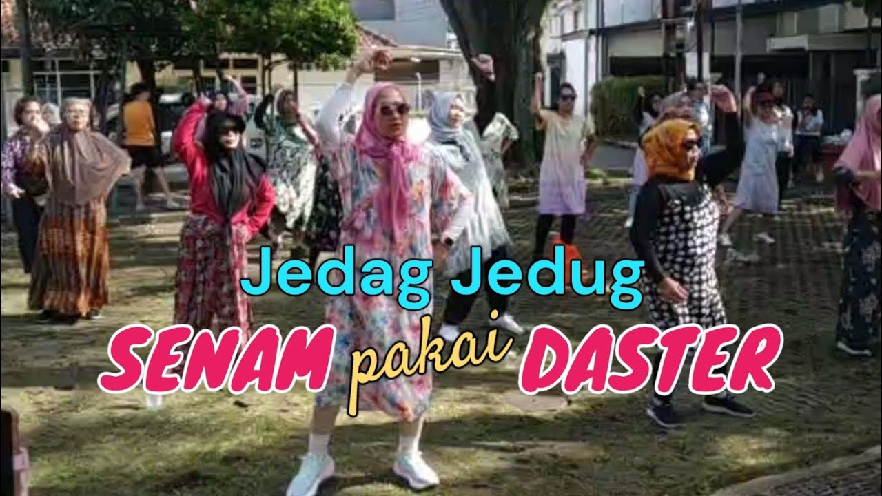 Serunya SENAM JEDAG JEDUG Pakai DASTER di RW 06 Pungkur diiringi musik viral DJ MORENA
