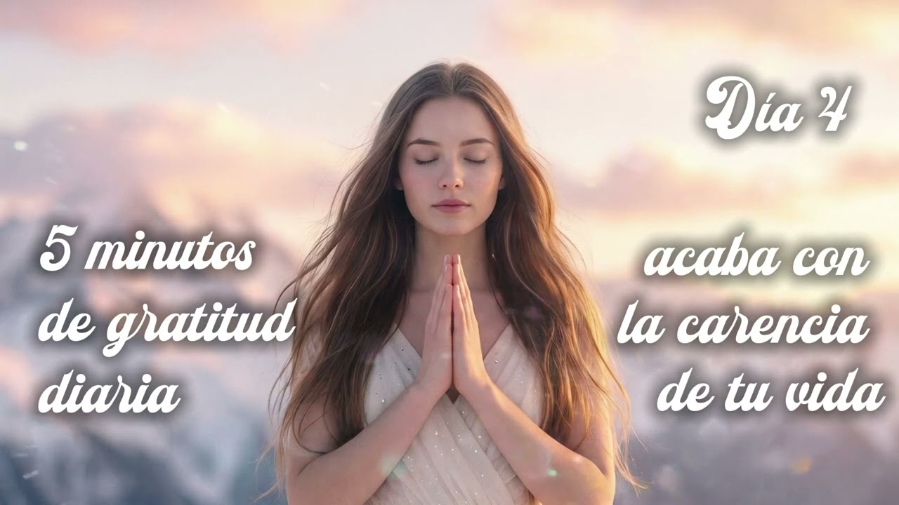 ¡5 minutos de gratitud diaria, acaba con la carencia en tu vida!