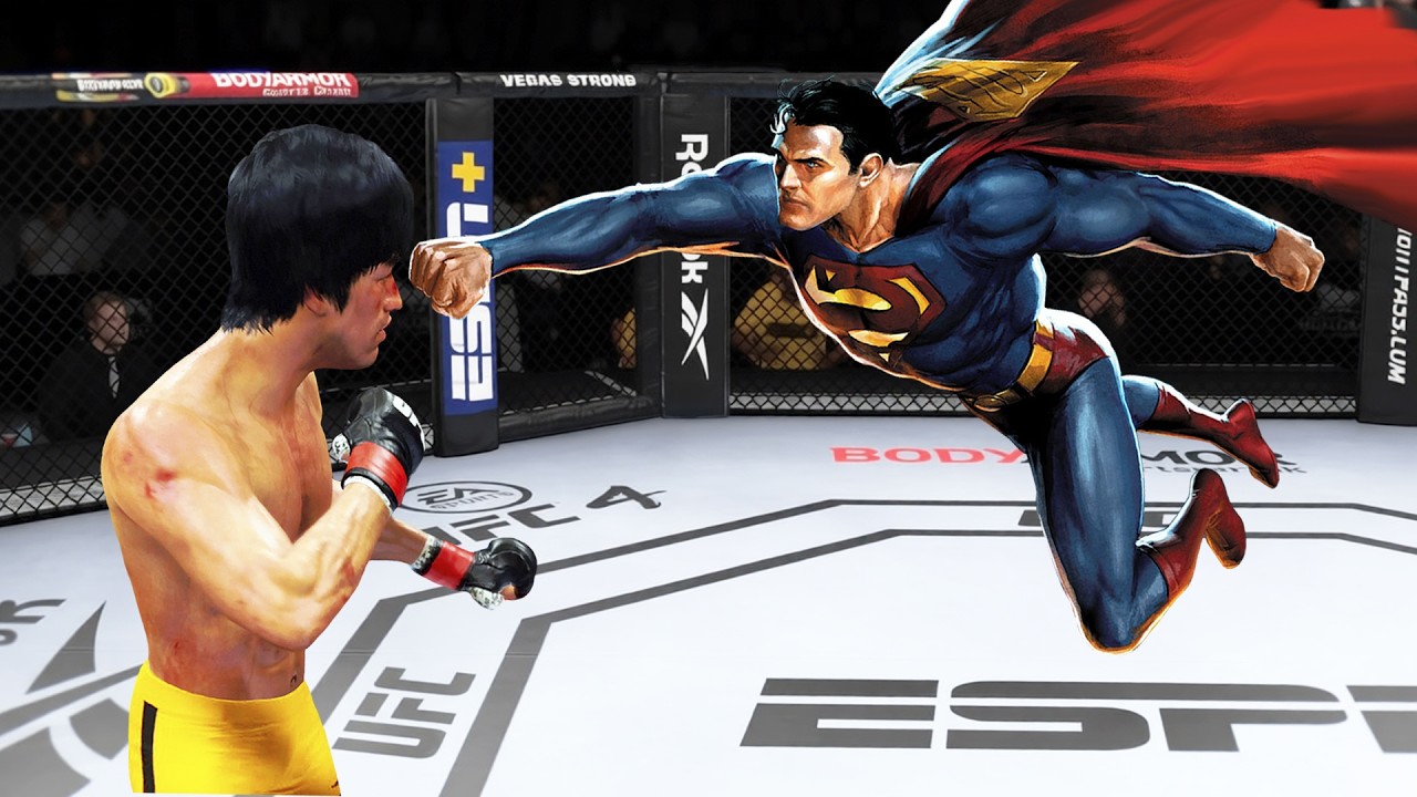 Брюс Ли против Супермена в EA Sports UFC 5 — Эпический бой