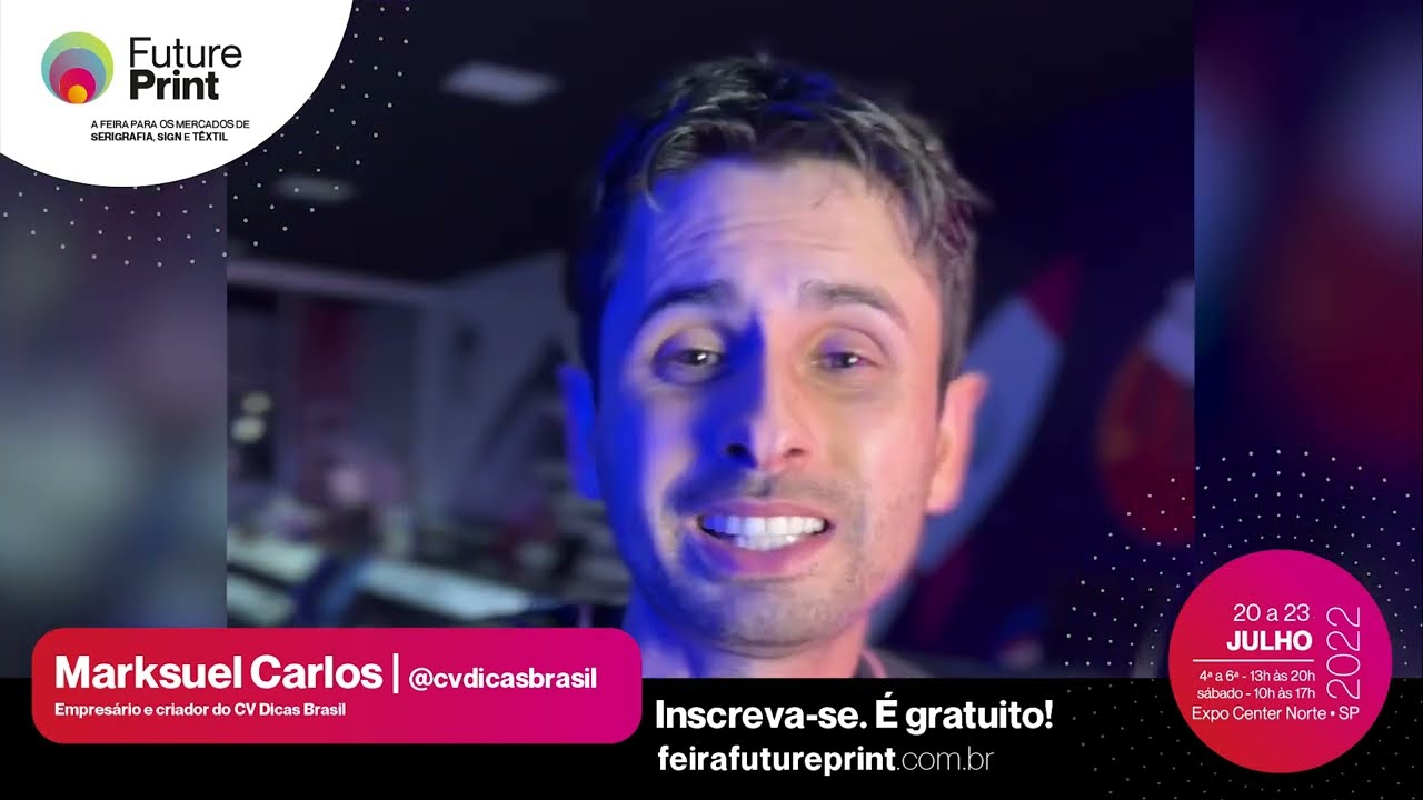 Convite Marksuel Carlos - FuturePrint 2022
