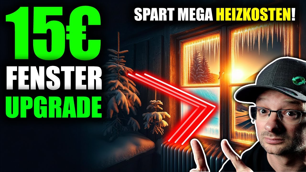 Warum nutzt keiner dieses super günstige Fenster Wärme UPGRADE? Nachgemessen!