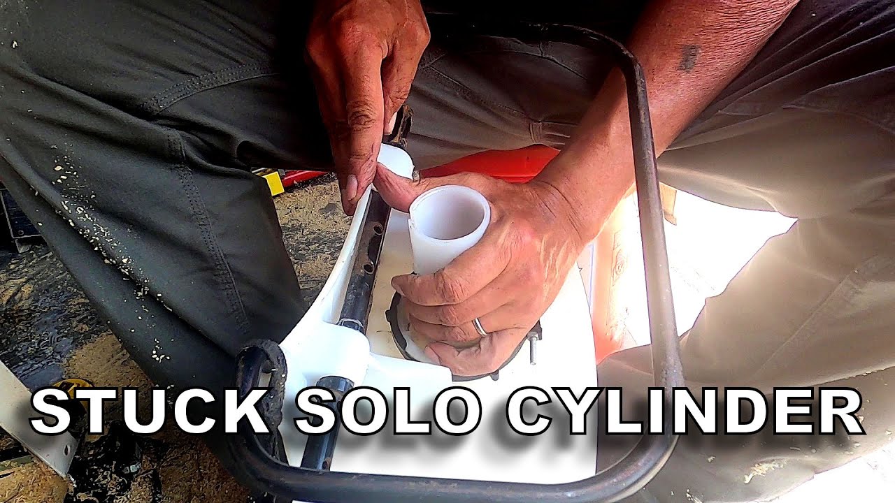 Solo Backpack Sprayer Repair ― Stopped by Stuck Cylinder