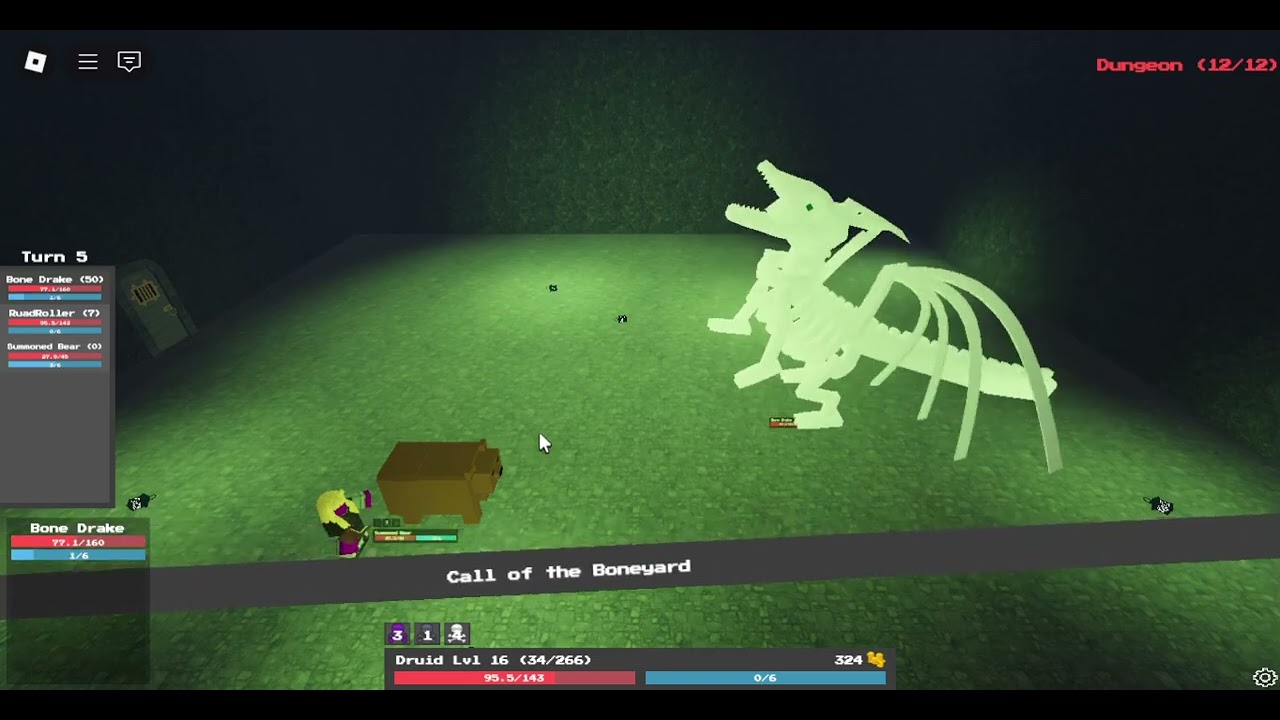 Solo Run, Druide, An Average Campaign(ROBLOX)
