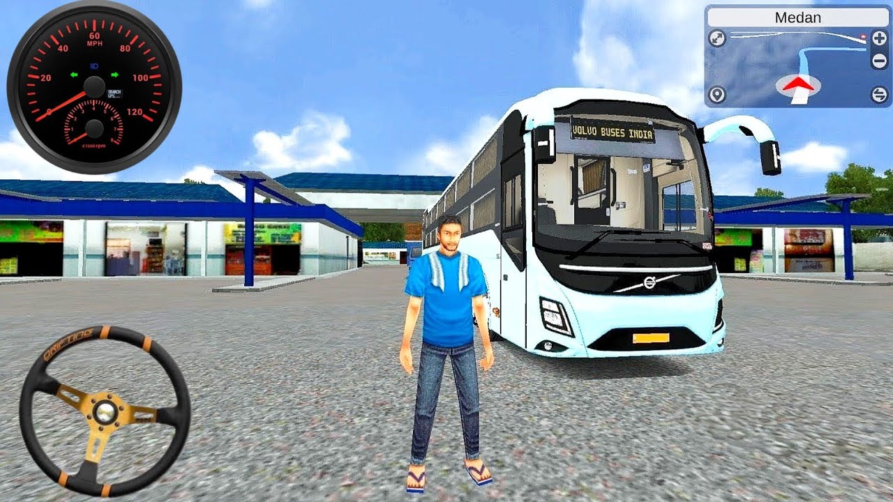 Luxury Bus in Indonesia Bus Simulator 😱 | Passenger Pickup & Drop 🚍 Android Gameplay