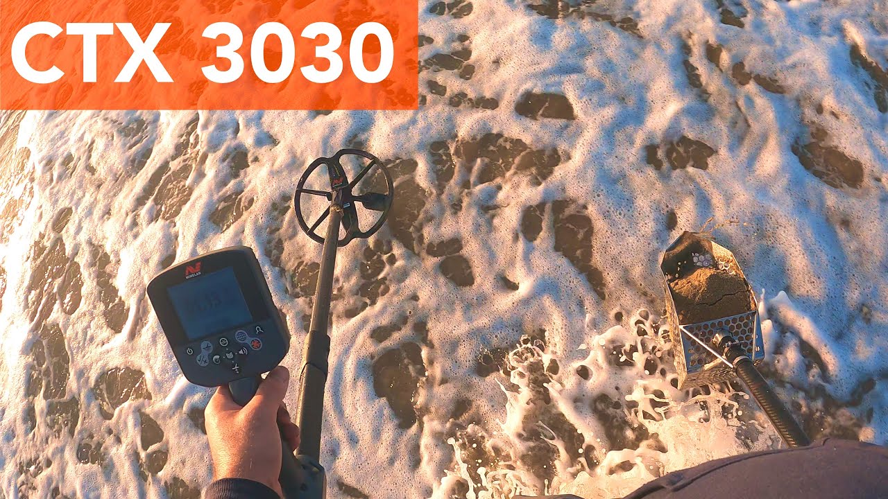 Negative Low Tide Beach Metal Detecting Minelab ctx 3030
