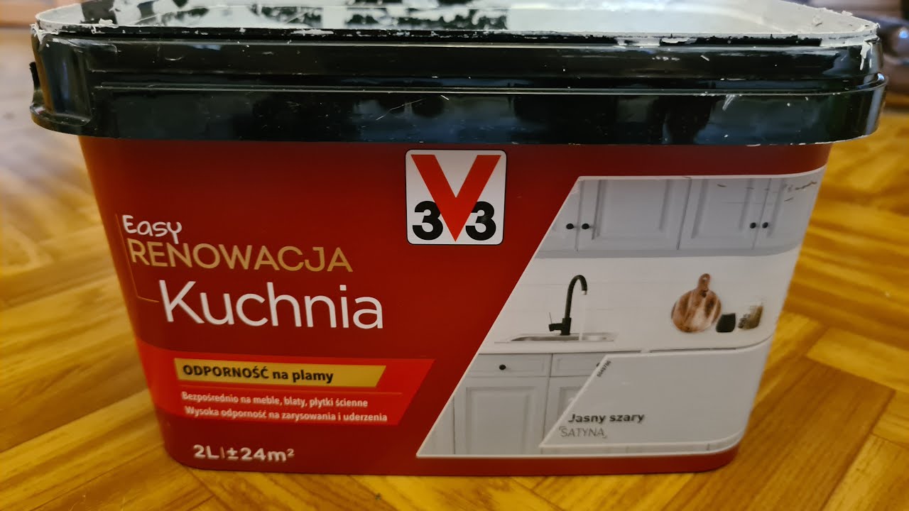 Renowacja frontów meblowych farbą V33