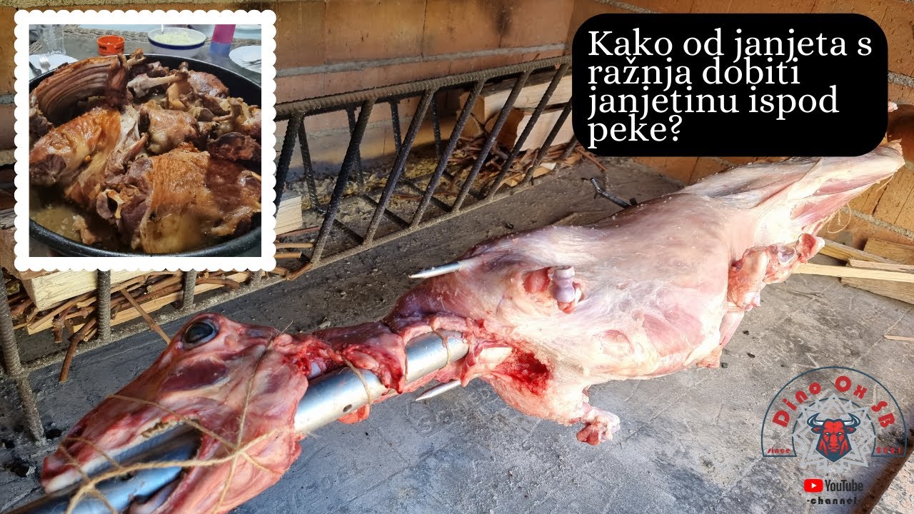 Janje pobjeglo s ražnja, pa se sakrilo pod peku