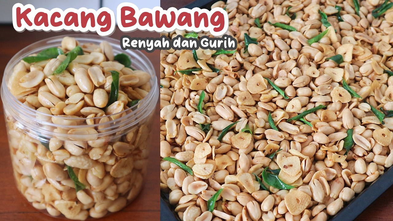 SEKALI NYOBA GAK MAU BERHENTI !!! RESEP KACANG BAWANG RENYAH GURIH