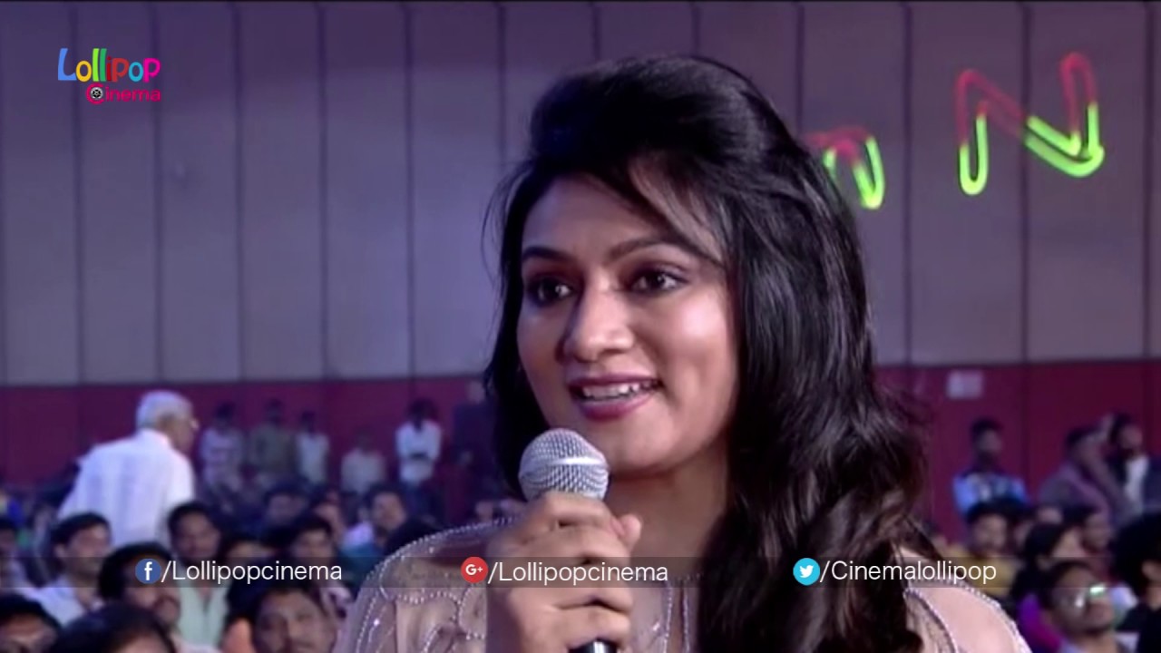 Serial Actress Ashmita Karnani Speech at Om Namo Venkatesaya Audio Launch - Nagarjuna | Anushka