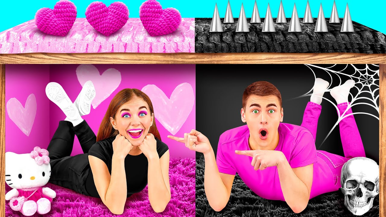 Secret Rooms Under The Bed | Funny Challenges by Parara Best