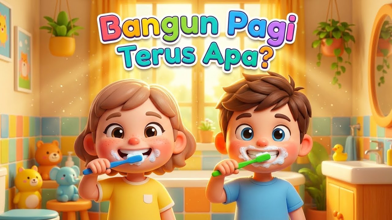 Bangun Pagi Terus Apa? | Lagu Anak Rutinitas | Luri & Nico