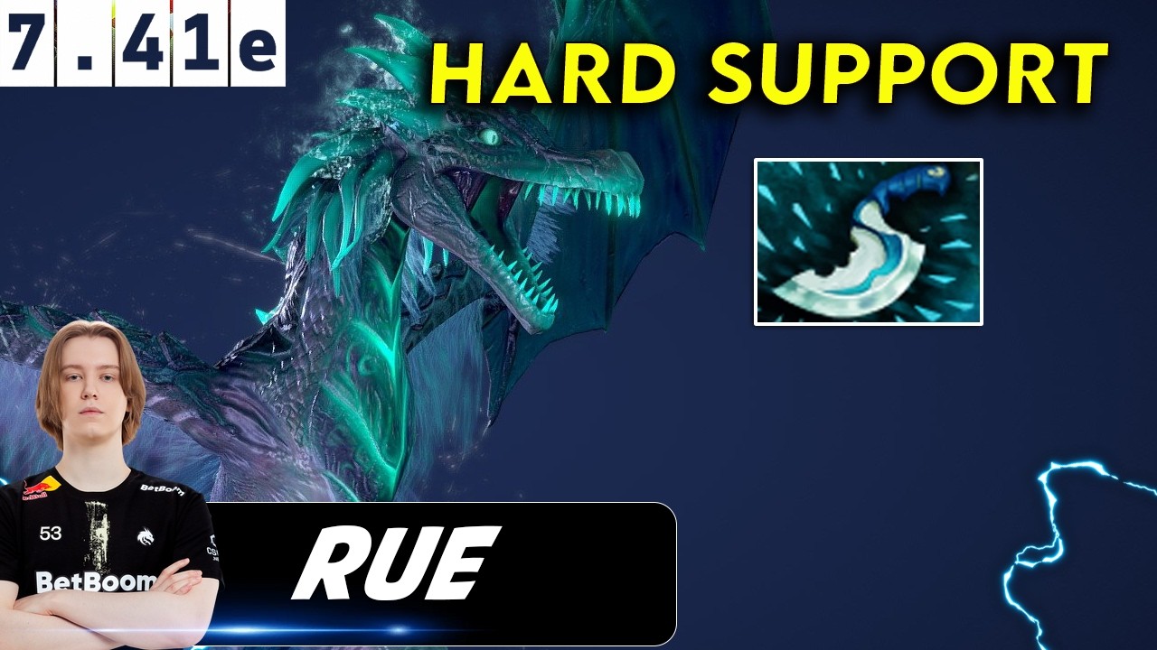 Rue Winter Wyvern Hard Support - Dota 2 Patch 7.41e Pro Player Full Gameplay