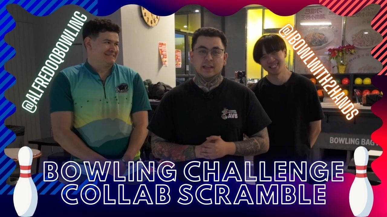 Collab Scramble Bowling Challenge! Can Alfredo, Eman, and Gambeson hit a 300?? 👀