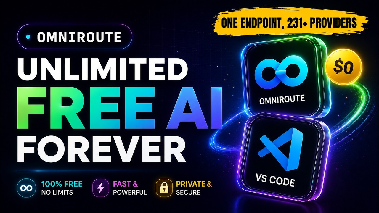 OmniRoute + VS Code &mdash; Лучшая AI-среда для программирования 2026 | Бесплатная альтернатива Claude ...