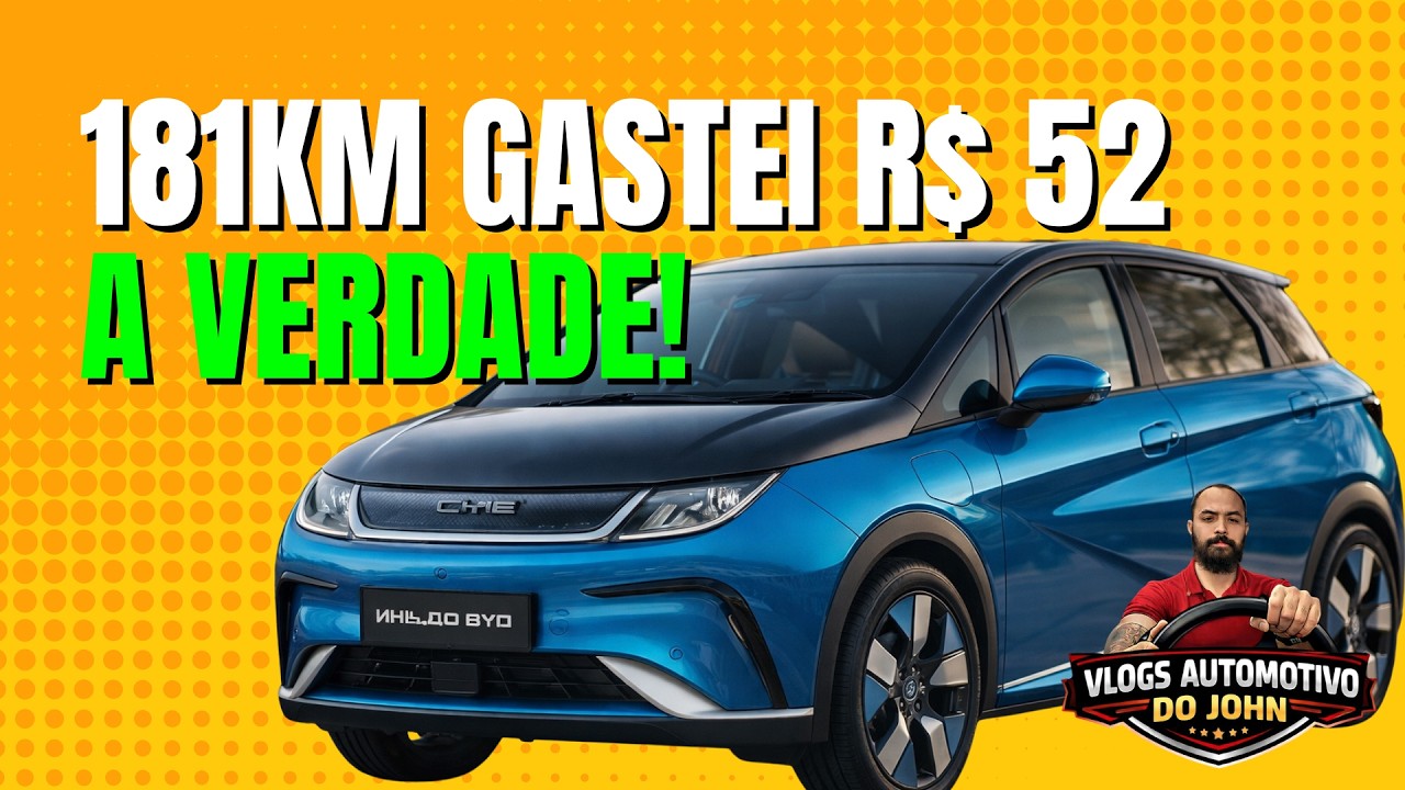 Rodei 181km no BYD Dolphin e Descobri a VERDADE Sobre a Autonomia!