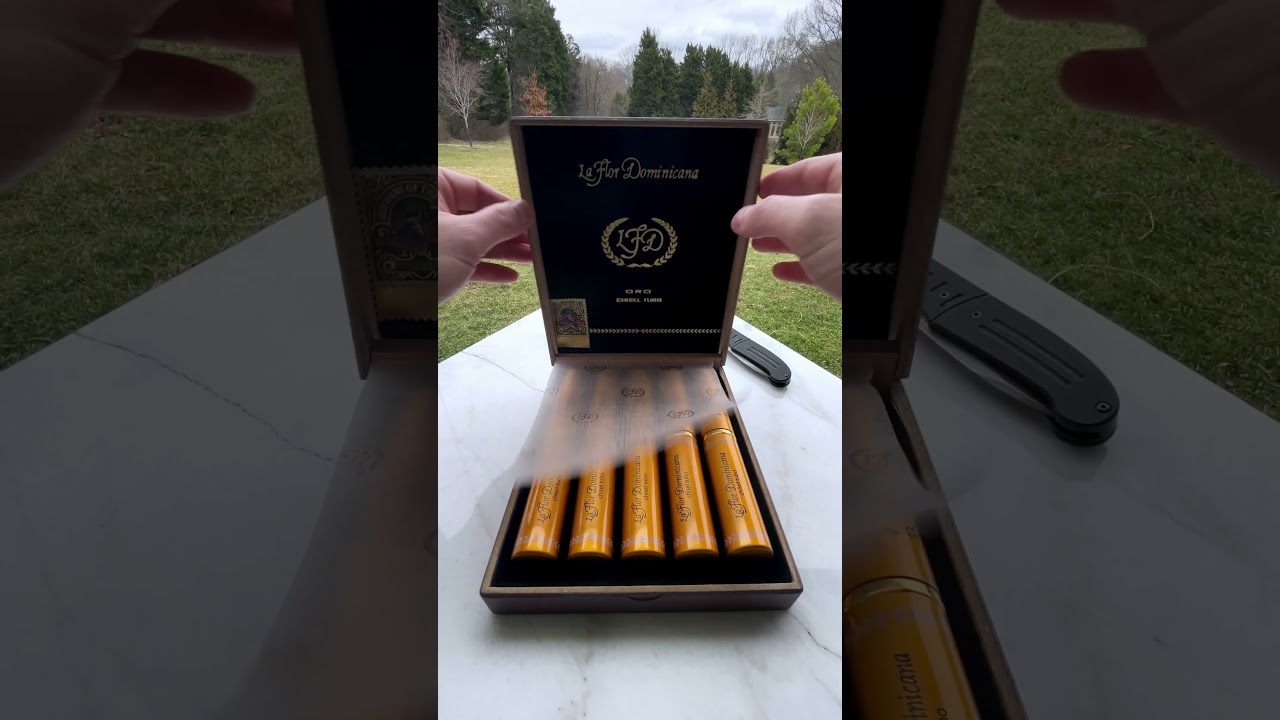 🔥☀️BEST UNBOXING🔥📦RARE LFD Oro Chisel Cigar🔥💨 #asmr #shorts
