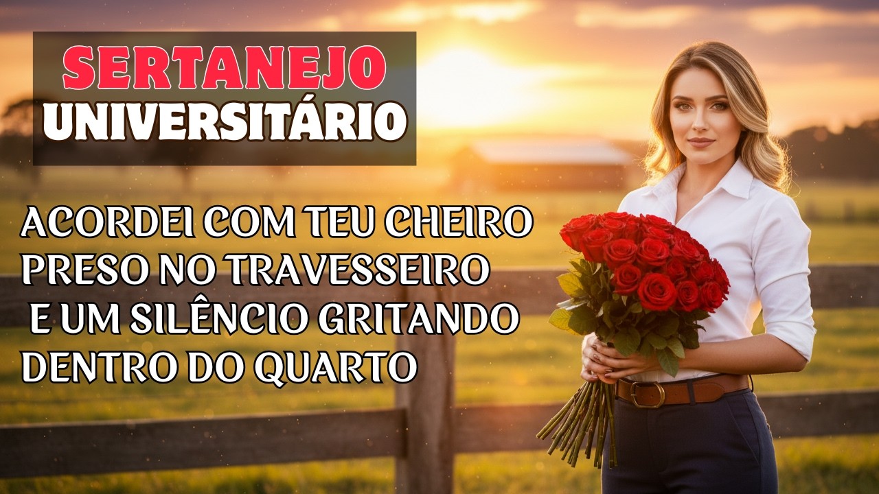 SERTANEJO UNIVERSITÁRIO | Acordei com teu cheiro preso no travesseiro E um silêncio gritando...