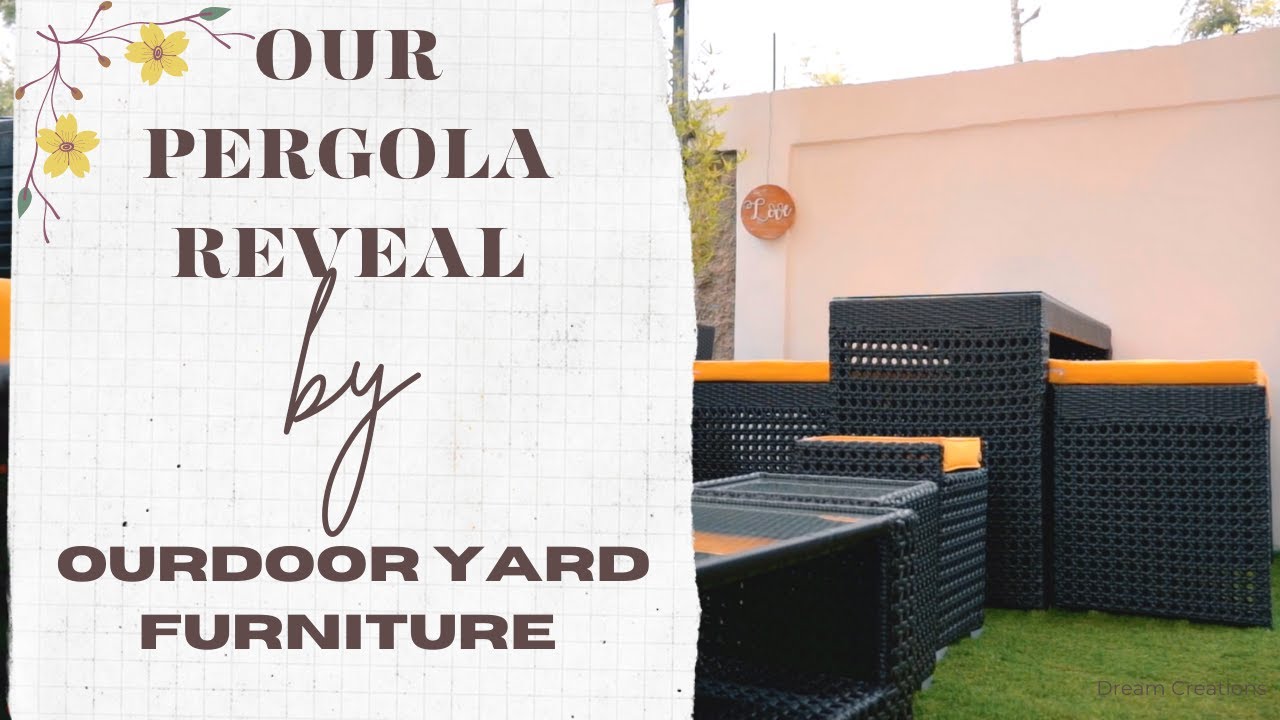 Our Pergola Reveal by Outdoor Yard Furniture