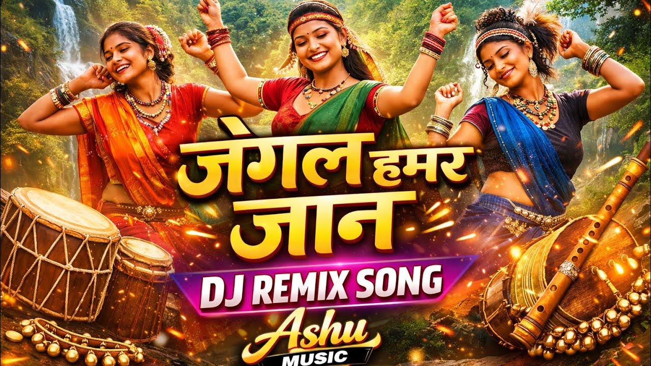 जंगल हमर जान | आदिवासी लोक गीत | UT Raypur DJ Remix | CG Desi Tribal Dance Song । Ashu Music 