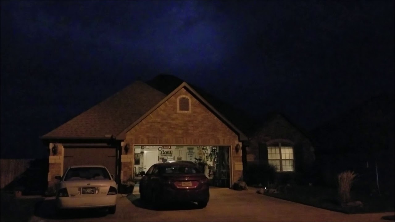 Constant Lightning, Thunderstorm, Oklahoma City
