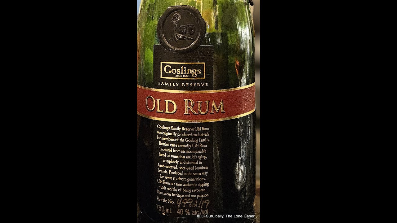 Goslings Family Reserve Old Rum (Bermuda, 2019 Release)