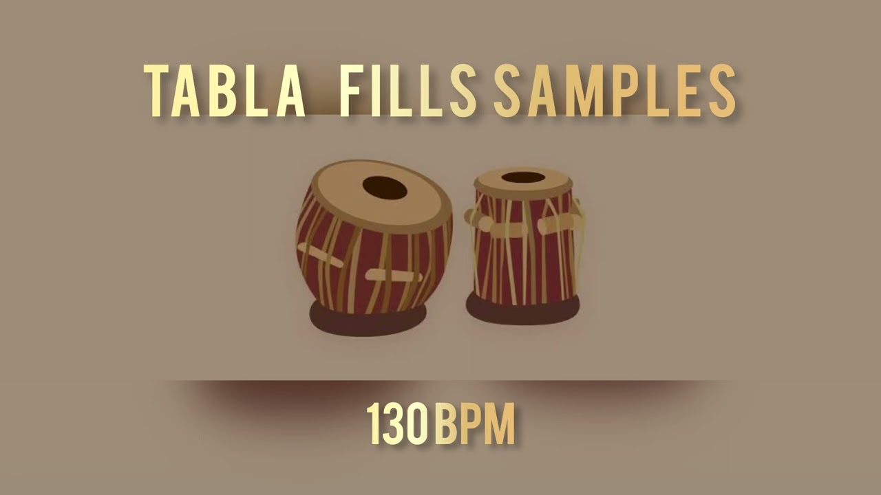 TABLA FILLS SAMPLES | 130 BPM | FREE INDIAN SAMPLES - PART - 02  #Independentrecords #indianbeats