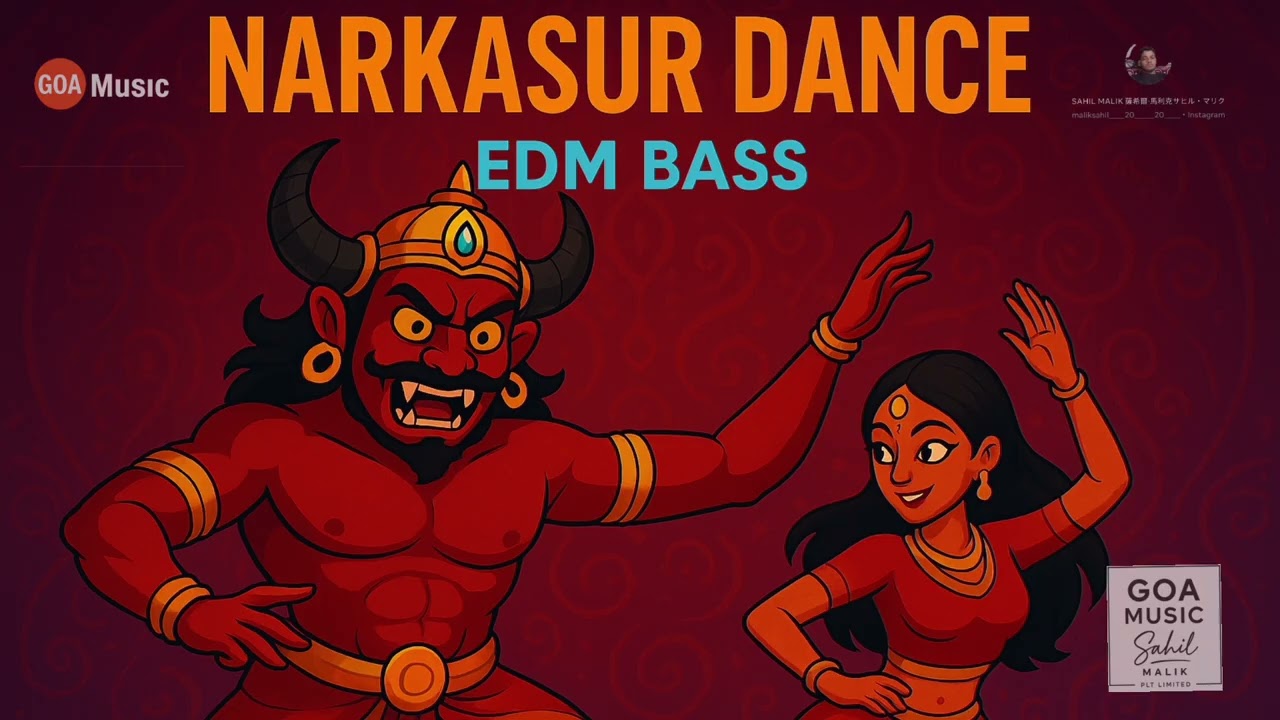 Narkasur Dance EDM BASS GOA | Most Biggest Festival 20/10/2025 | Narkasur Night Vibes 