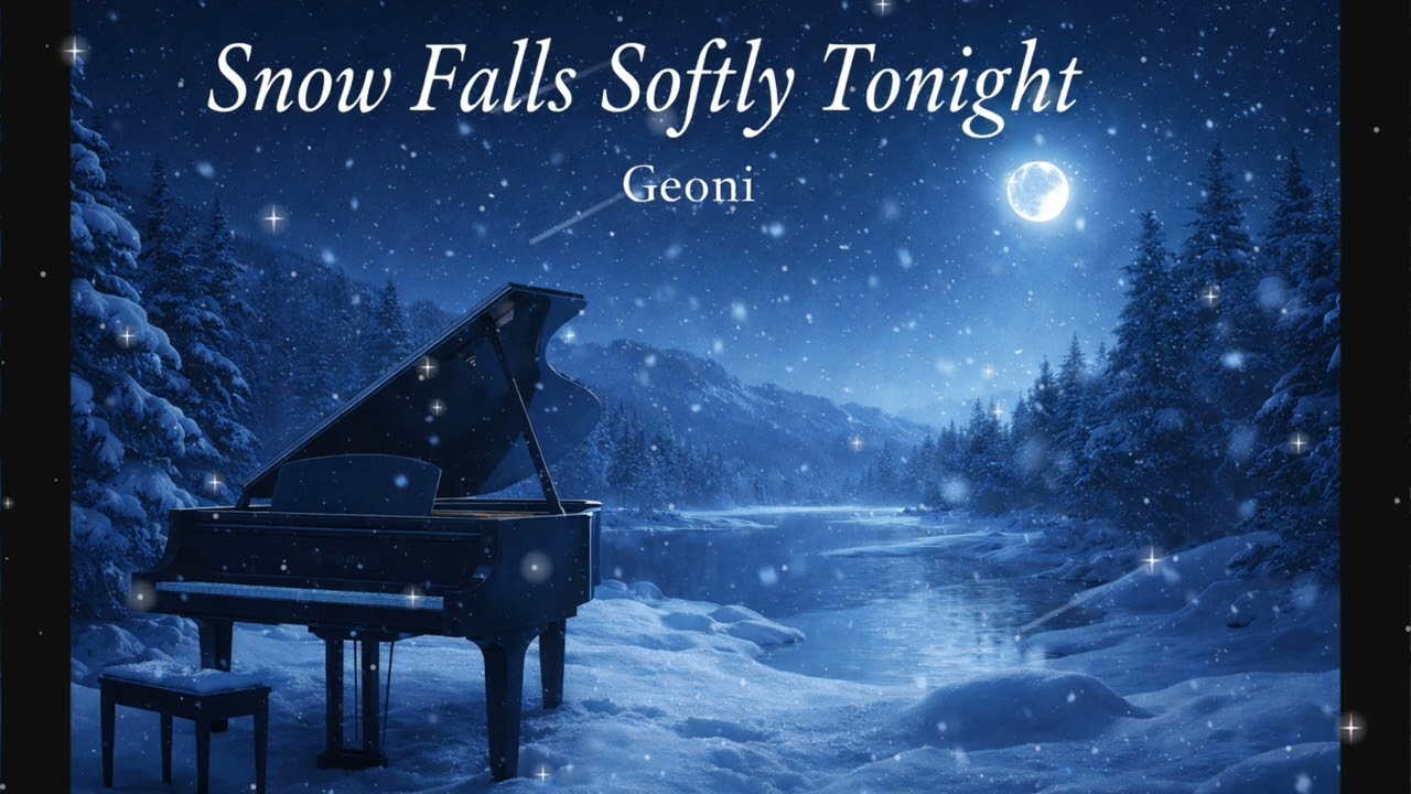 Snow Falls Softly Tonight ❄️ | 겨울 감성 피아노 · 잔잔한 힐링 음악 – Geoni Original