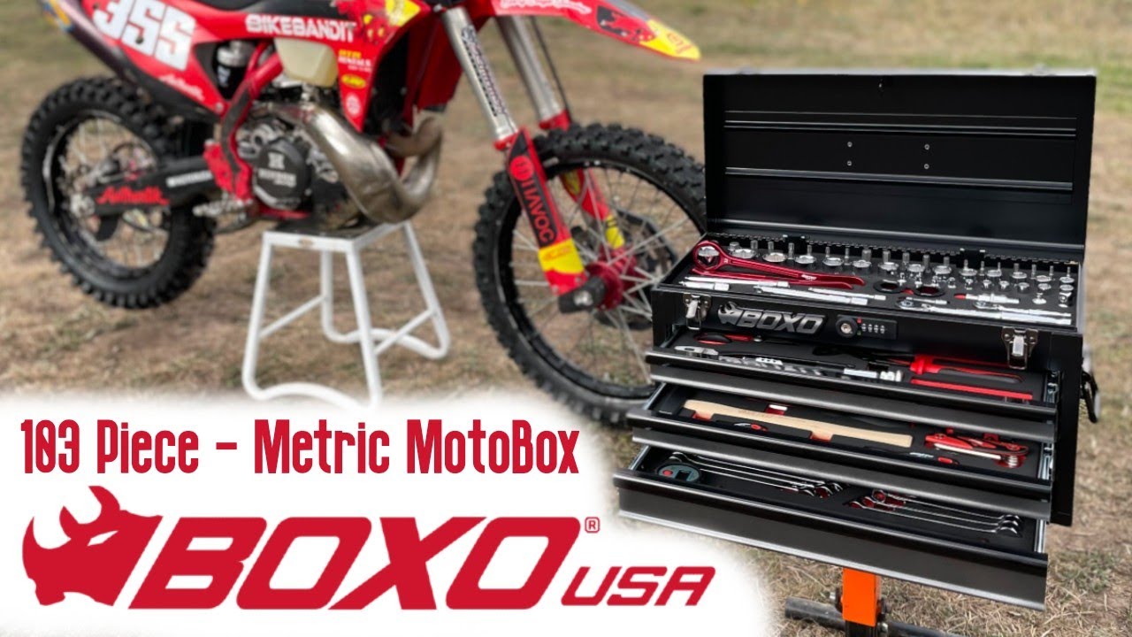 Moto Specific Toolbox - BOXO MotoBox - 103 Piece Tool Kit