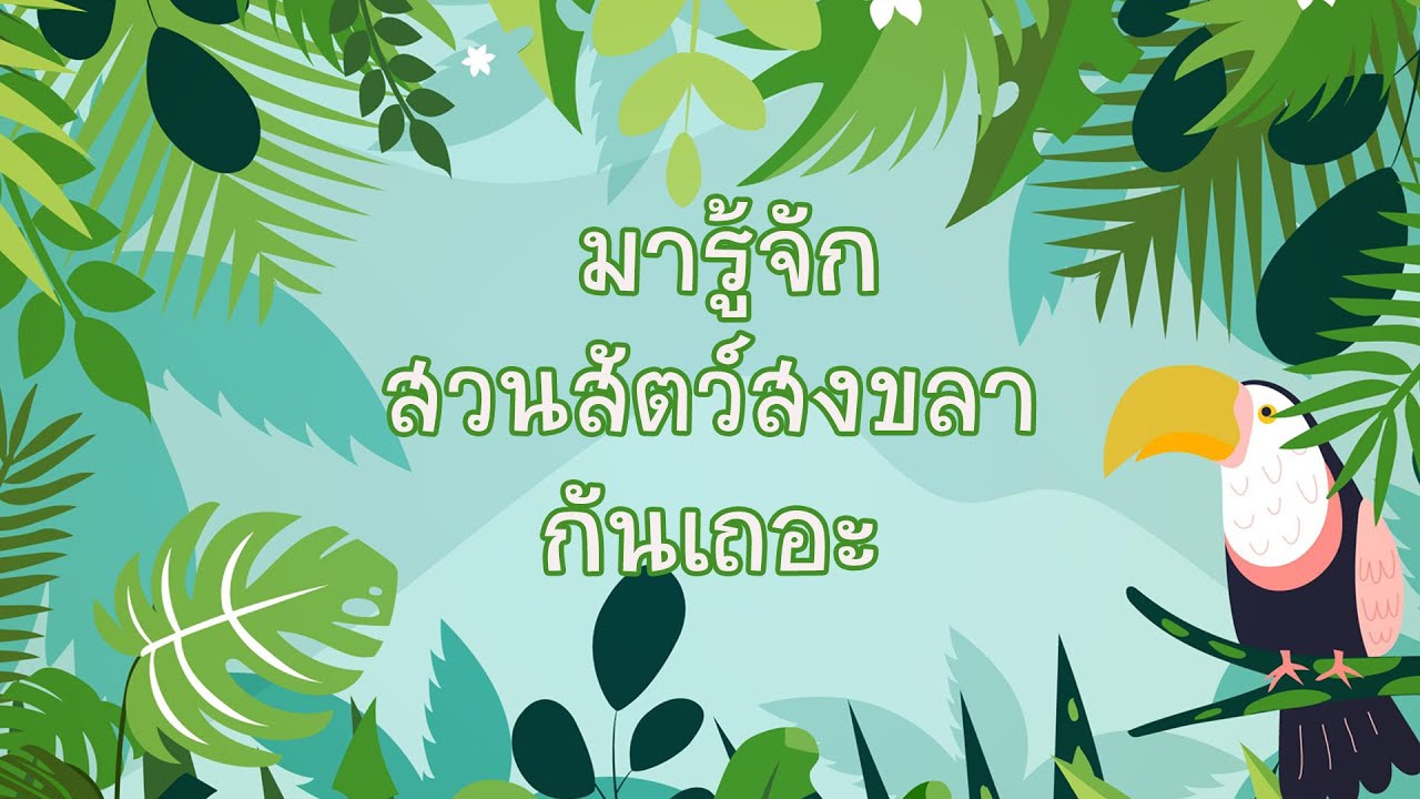 มารู้จักสวนสัตว์สงขลากันเถอะ