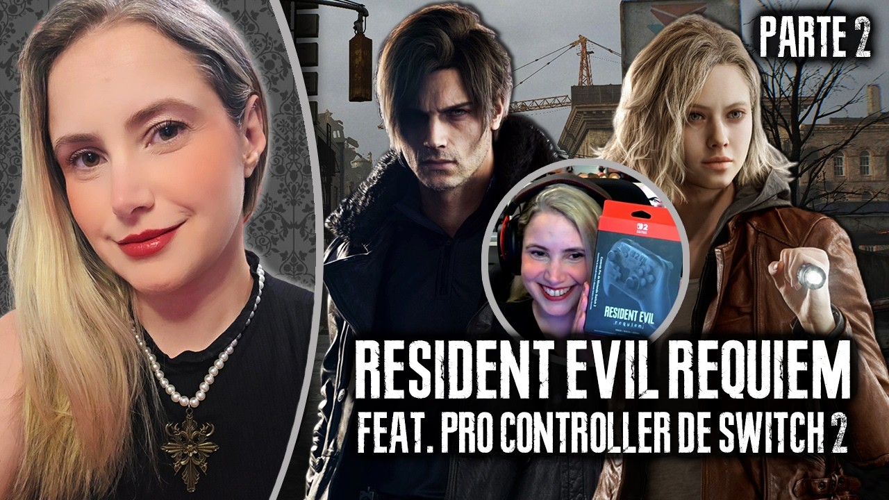 AO VIVO: Jogando RESIDENT EVIL REQUIEM (Deluxe) no PC com PRO CONTROLLER de Nintendo Switch 2!