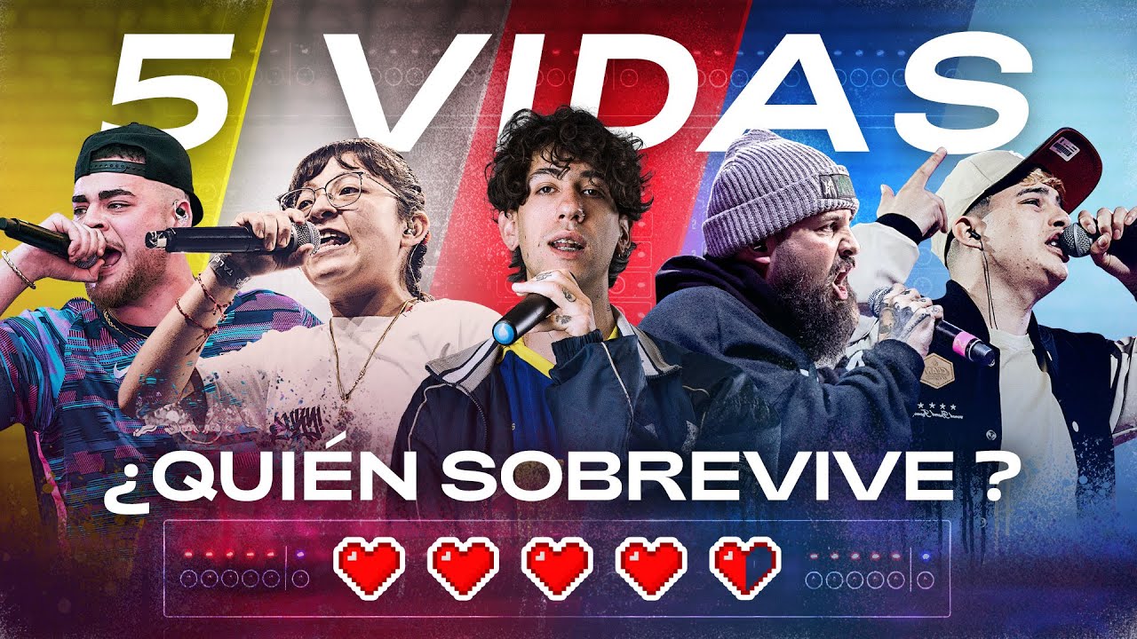 5 VIDAS: PAPO vs EL MENOR vs AZUKY vs JESSE PUNGAZ vs MNAK | Red Bull Batalla