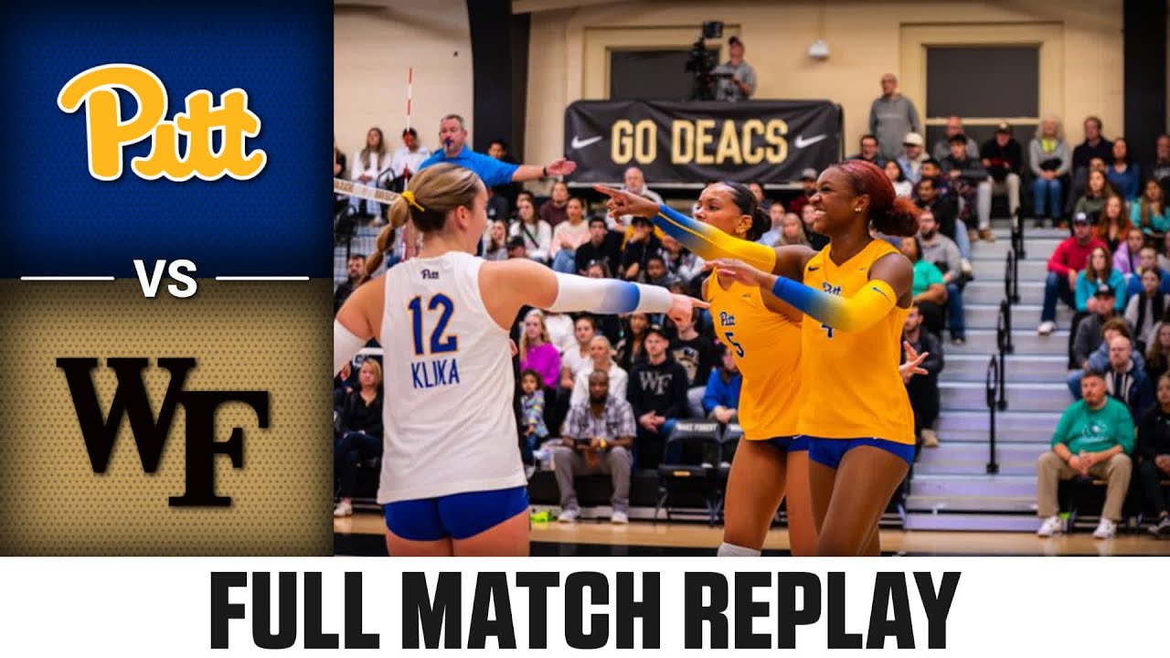 Pitt vs. Wake Forest Full Match Replay | 2024 ACC Volleyball