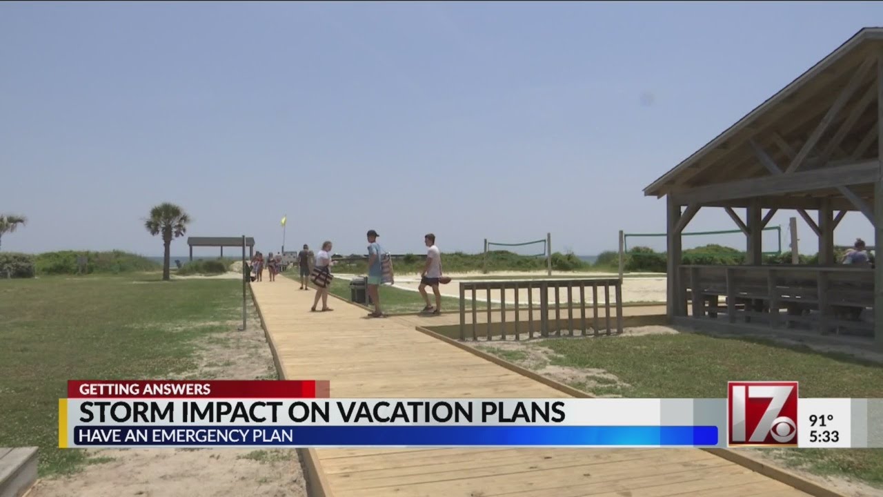 Tips on making emergency adjustments if a hurricane affects vacation travel plans