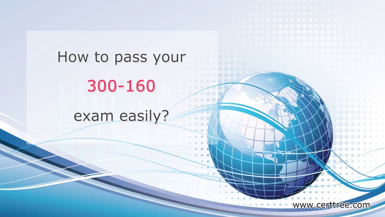 [Latest] CertTree CCNP Data Center DCID 300-160 dumps